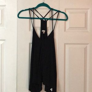 black tank top